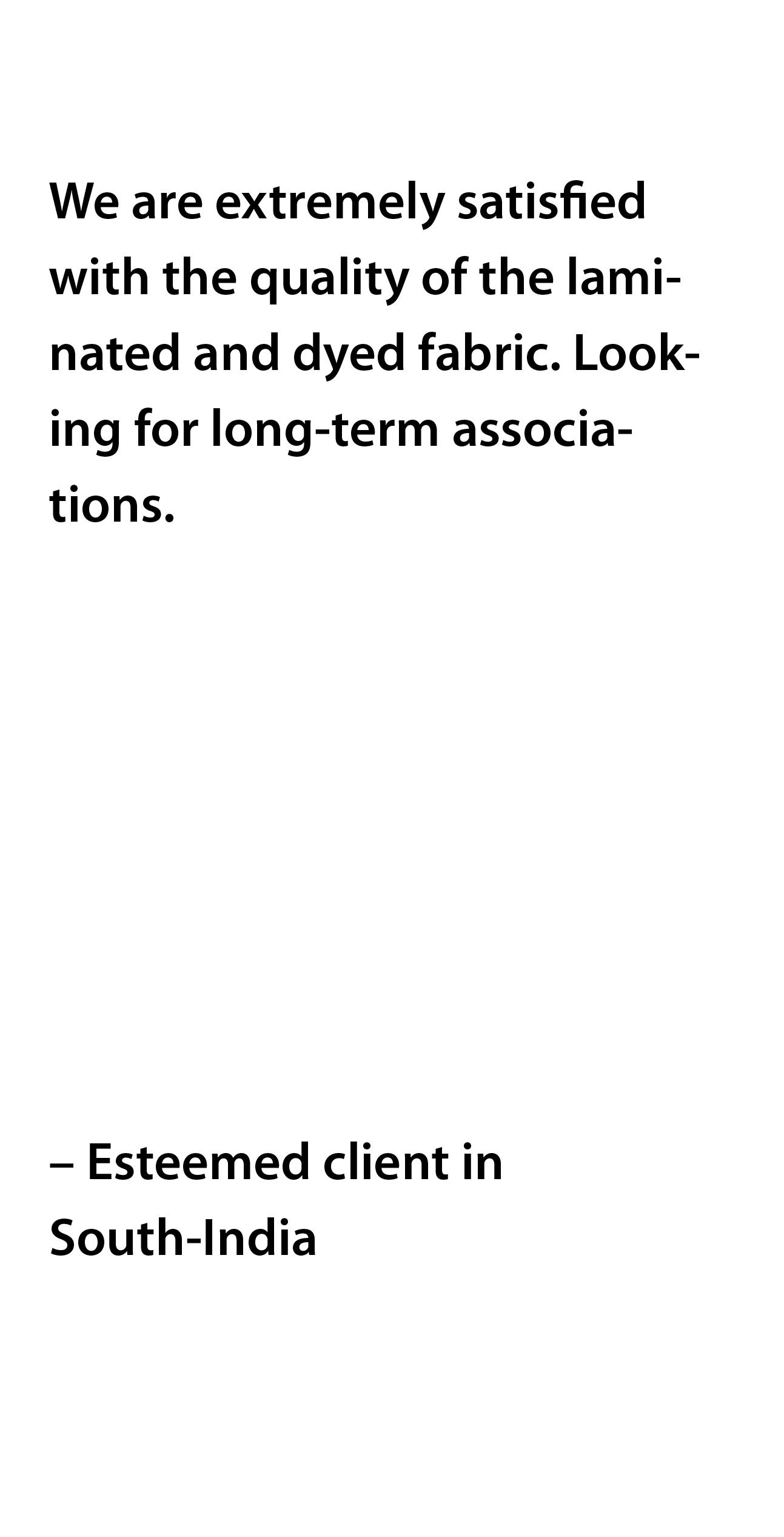 new-testimonial-001 Client in South India