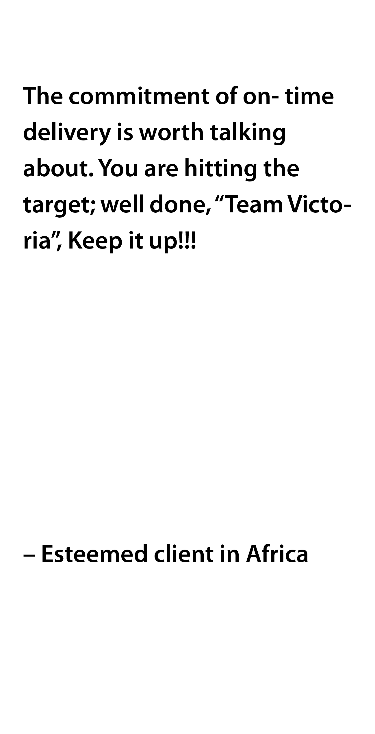 new-testimonial-002 Esteemed Client in Africa